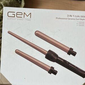 GEM 3-in-1 Curling Wand Set